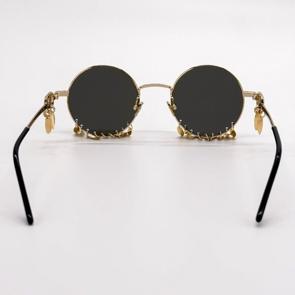 NEW VALENTINO SUNGLASSES VLS-174A LIMITED EDITION GOLD/SILVER WOMEN EYEWEAR main image 12